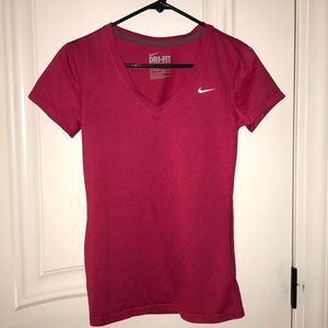 Nike Pink Dri-Fit Tee (XS)